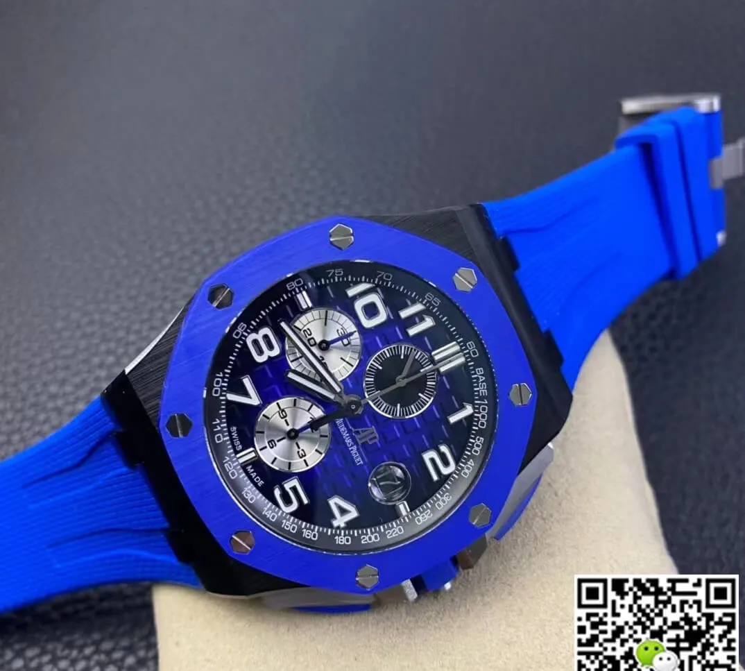 Audemars Piguet Royal Oak Offshore 26405CE.OO.A030CA.01 RS Factory 1:1 Best Edition Replica Watch Blue Strap